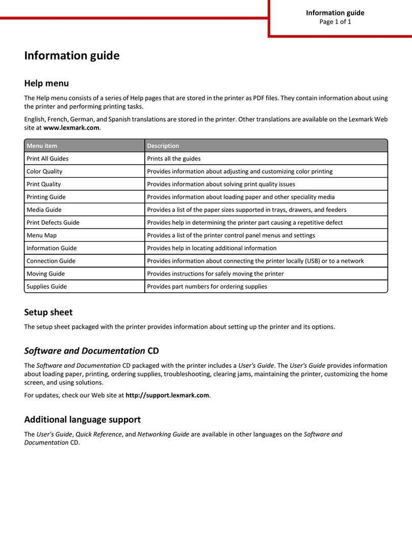 Lexmark C746 Technical manual
