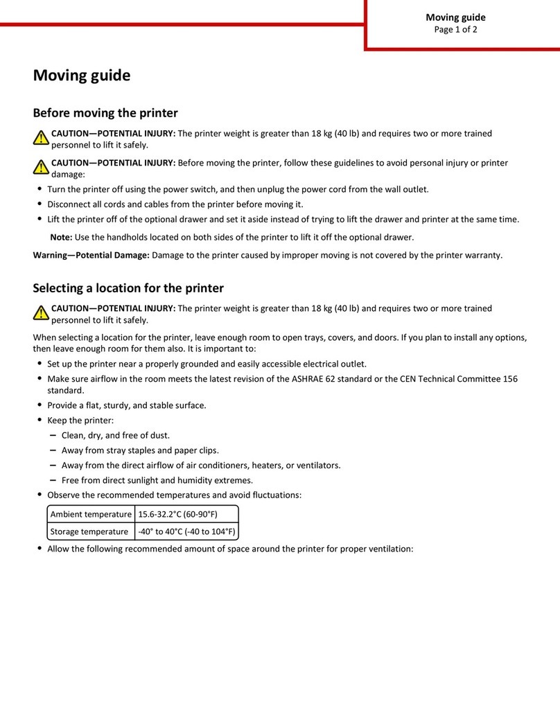 Lexmark C746 User manual