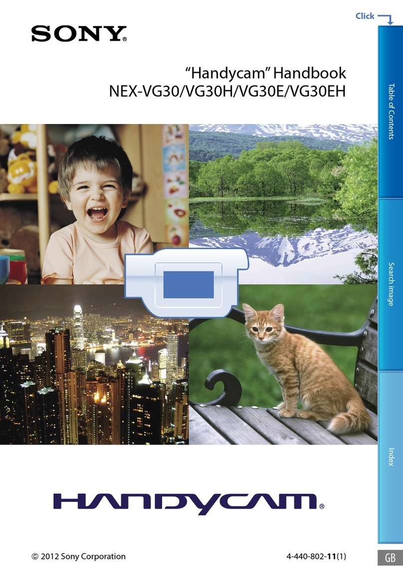 Sony NEX-VG30E Installation instructions manual