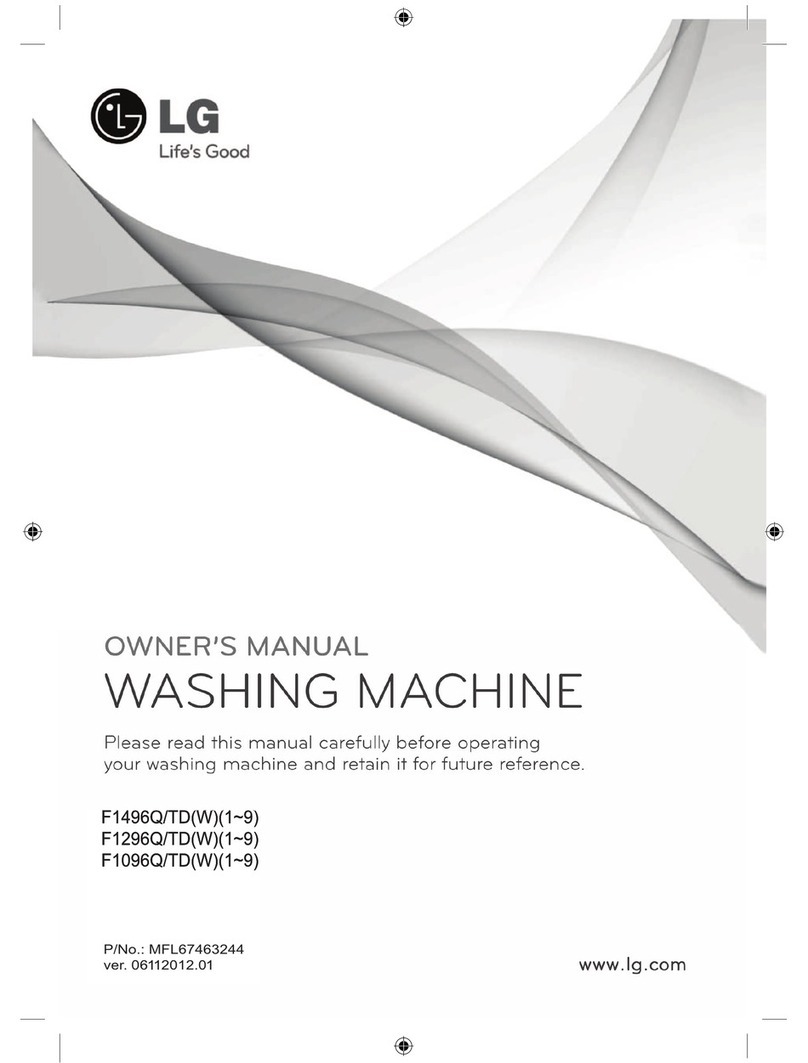 LG F1296TD Series owner's manual