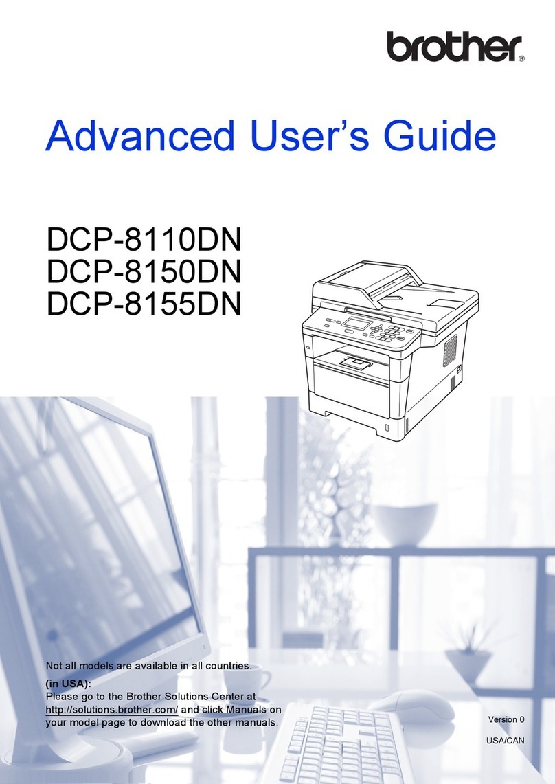 Brother DCP-8110DN Assembly instructions