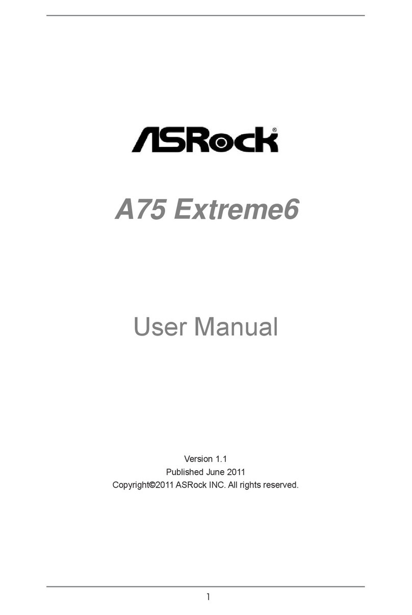 ASROCK A75 Extreme6 user manual