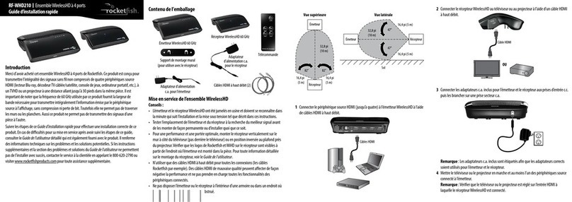 Rocket Fish RF-WHD210 Installation and operation manual