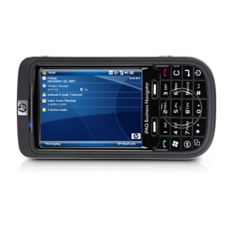 HP iPAQ 610 - Business Navigator Product guide