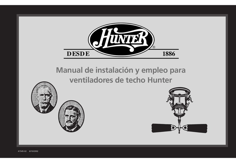 Hunter 29562 Instruction Manual