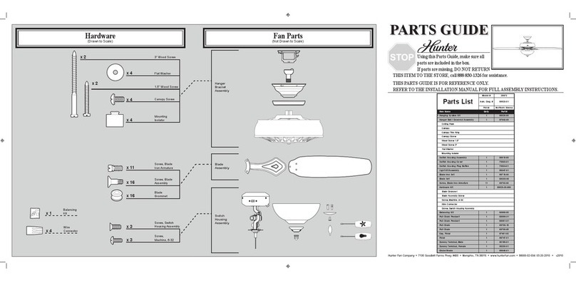 Hunter 28672 Manual