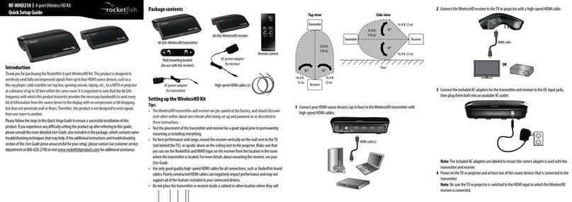 Rocket Fish RF-WHD210 User manual