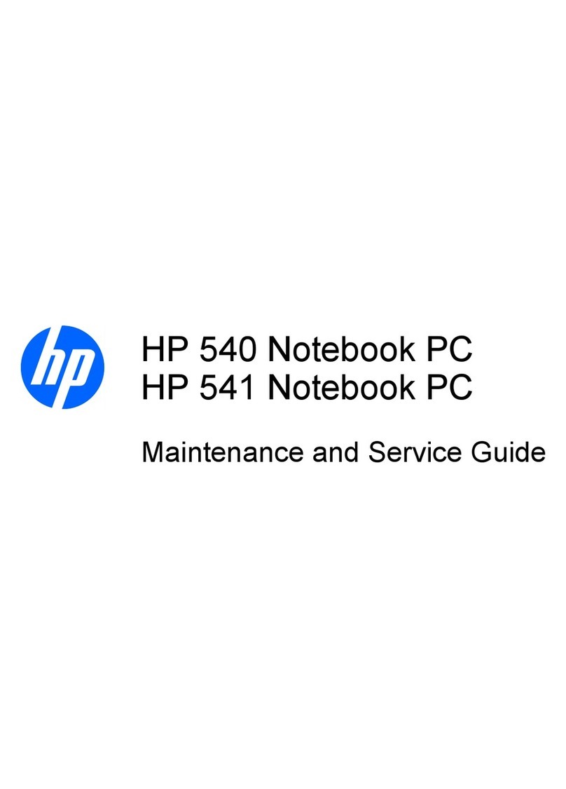 HP 540 - Notebook PC Manual