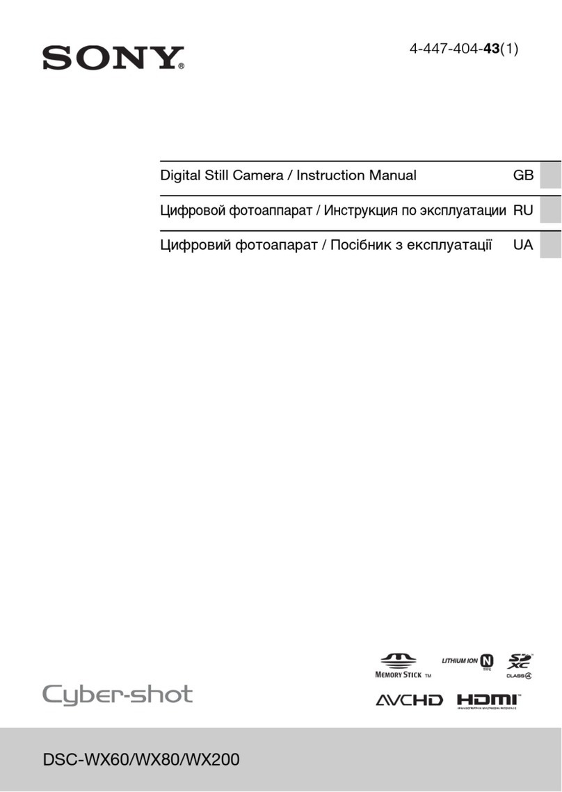 Sony DSC-WX200 Installation instructions manual