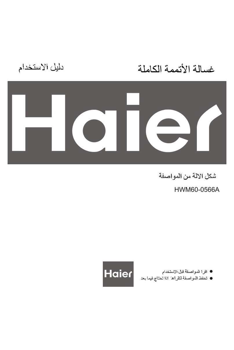 Haier HWM60-0566A User manual