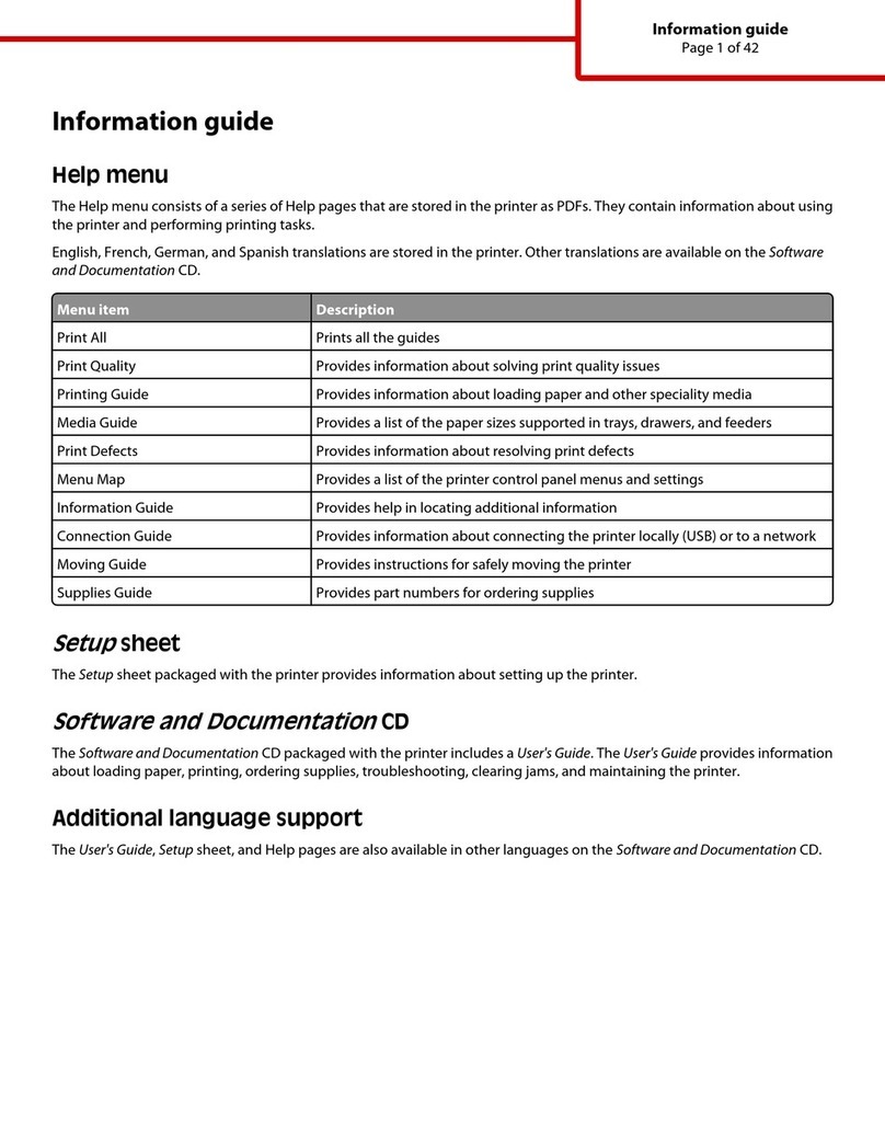 Lexmark 650dn - T B/W Laser Printer Technical manual