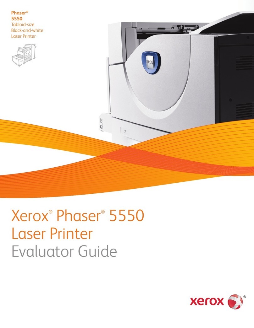 Xerox 5550N - Phaser B/W Laser Printer User manual
