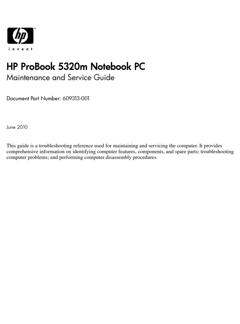 HP ProBook 5330m Manual HP ProBook 5330m Manual