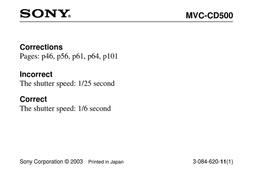 Sony CD Mavica MVC-CD500 User manual