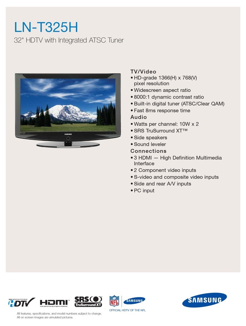 Samsung LN-T325H brochure