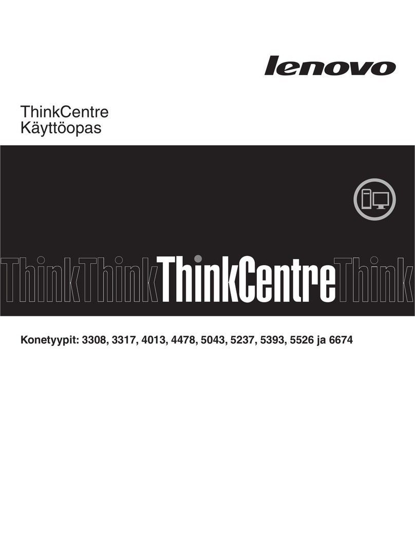 Lenovo ThinkCentre A63 Käyttöopas