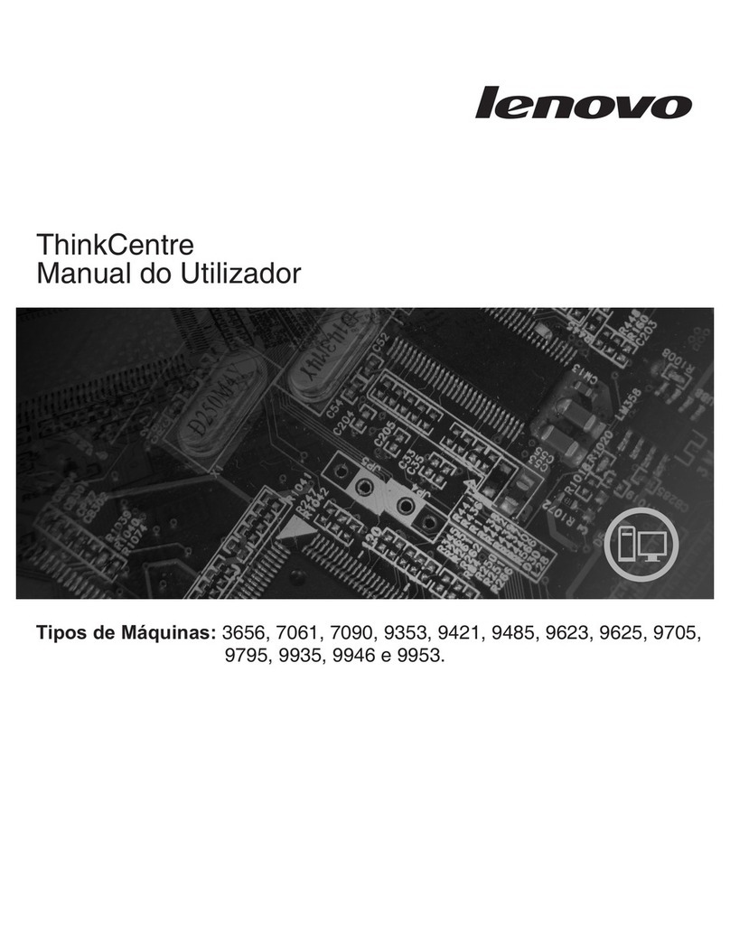 Lenovo ThinkCentre A62 Manual do utilizador Lenovo ThinkCentre A62 Manual do utilizador