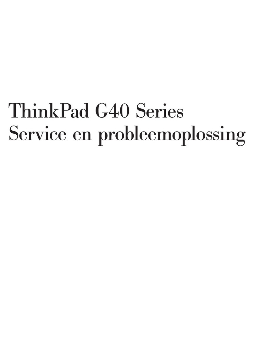 Lenovo ThinkPad G41 Setup guide