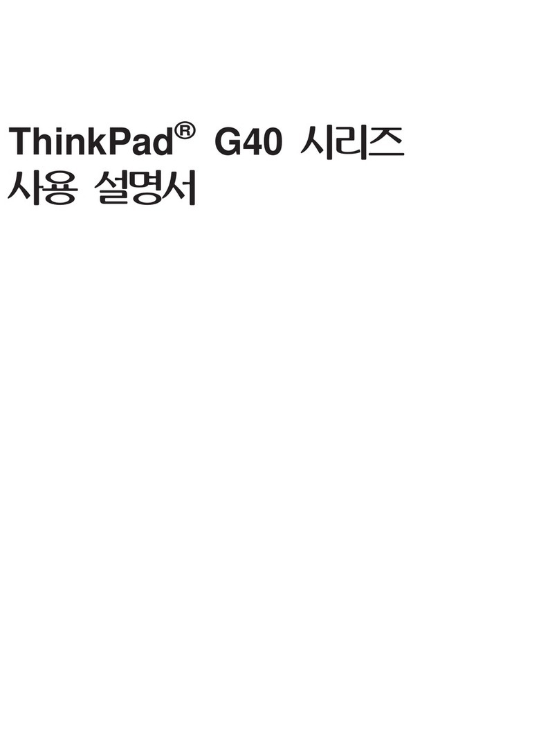 Lenovo ThinkPad G41 User manual