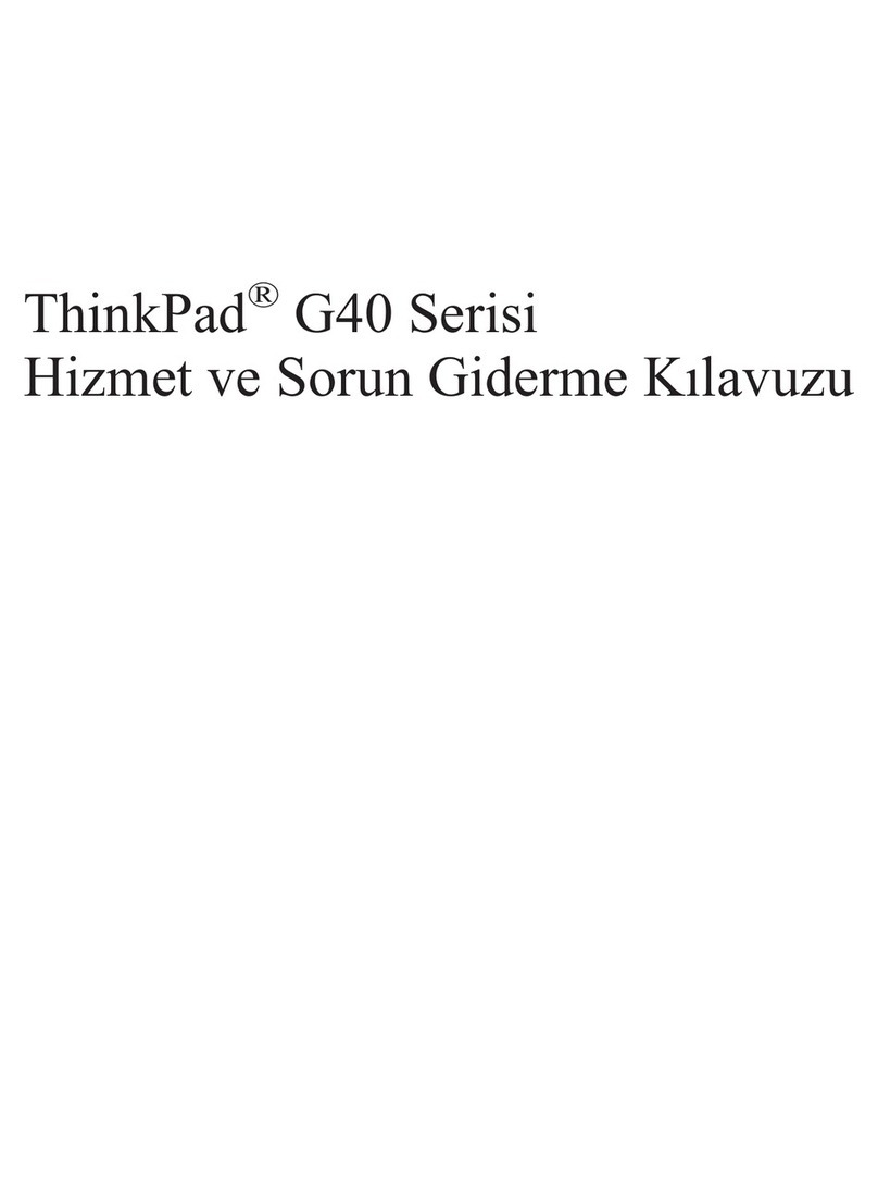 Lenovo ThinkPad G41 Hizmet ve sorun giderme kılavuzu
