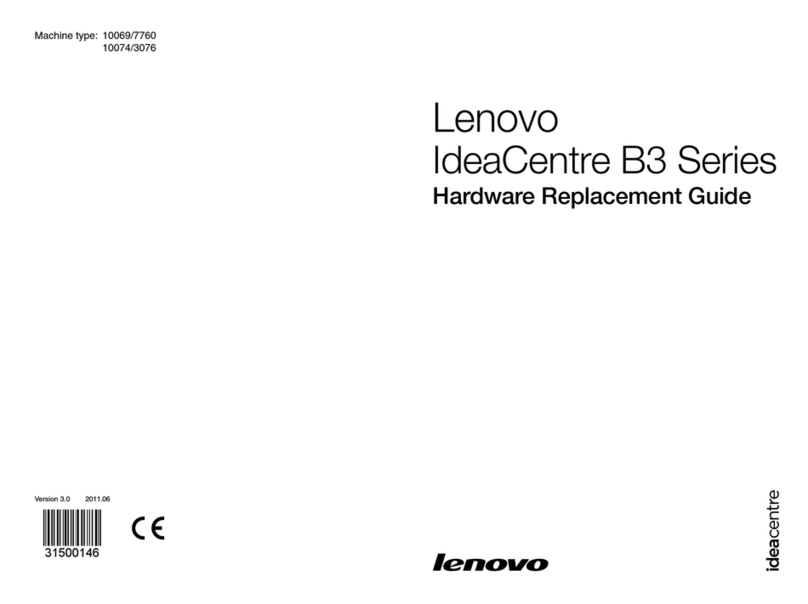Lenovo IdeaCentre B325  Guide Parts list manual