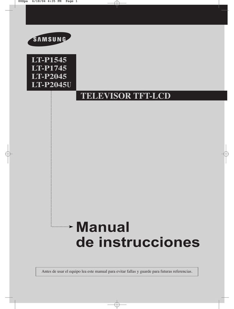Samsung LT-P2045U Manual de instrucciones