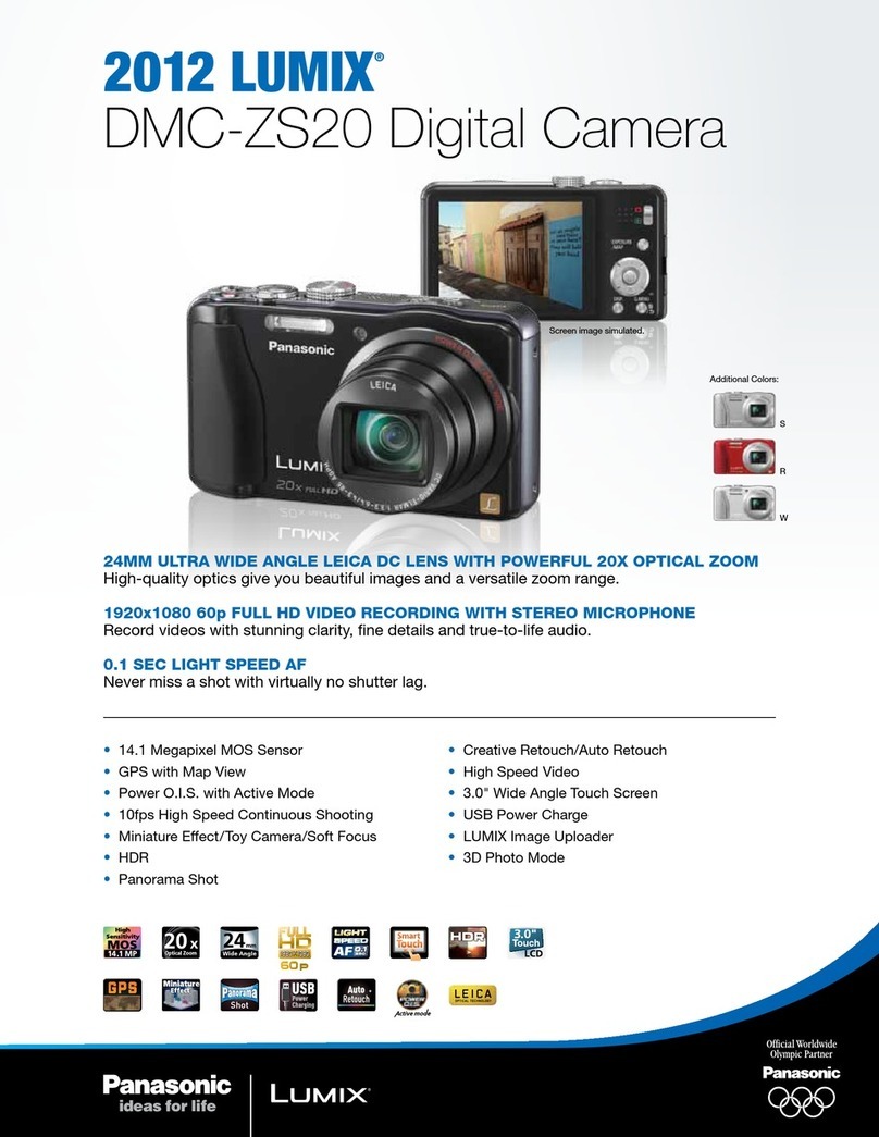Panasonic DMC-ZS20K User manual