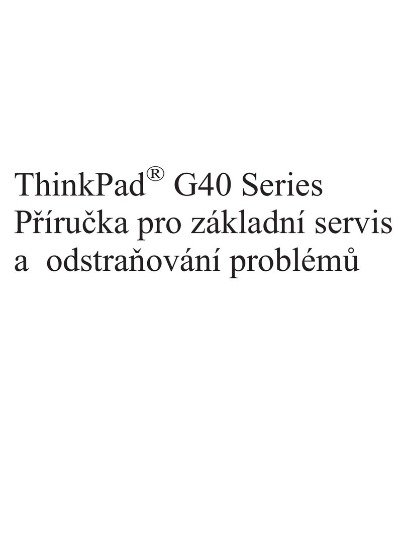 Lenovo ThinkPad G41 Service manual