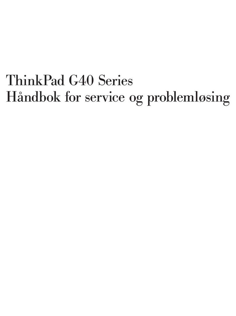 Lenovo ThinkPad G41 Service manual