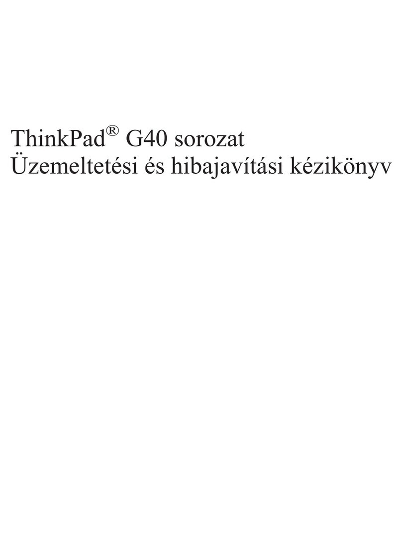 Lenovo ThinkPad G41 User manual