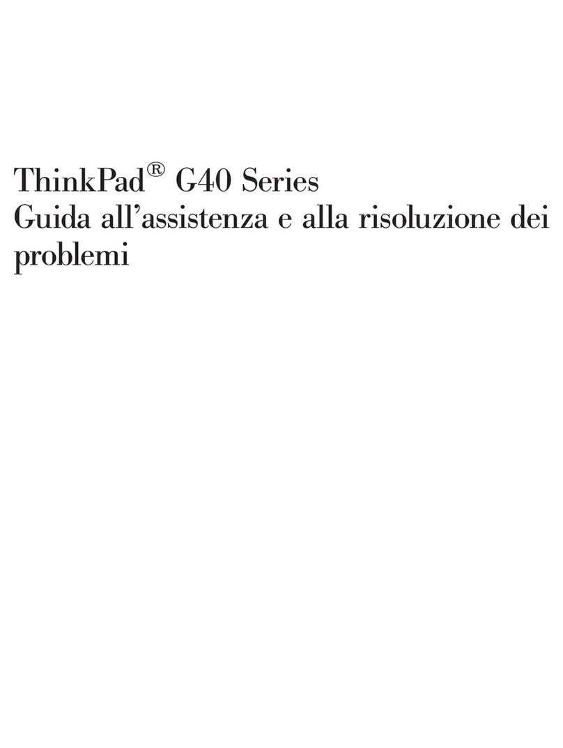 Lenovo ThinkPad G41 Guida all’assistenza e alla risoluzione dei problemi