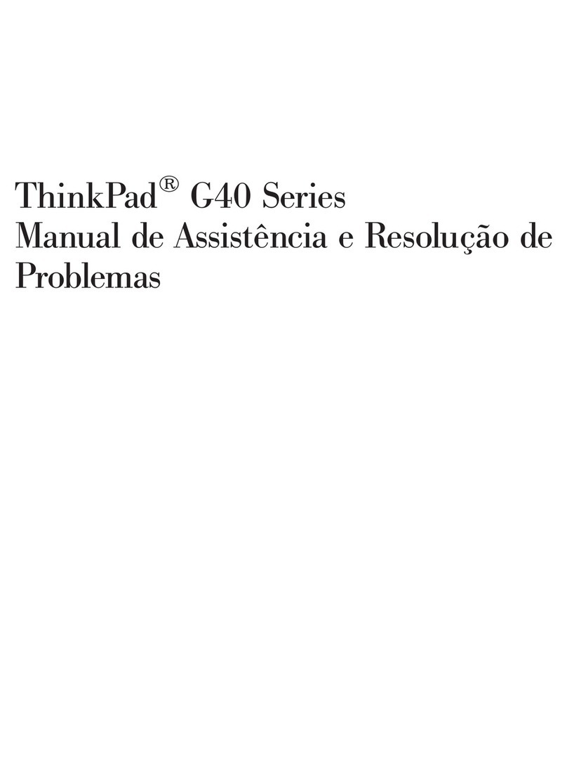 Lenovo ThinkPad G41 Manual de assistência e resolução de problemas