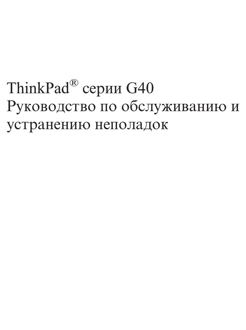 Lenovo ThinkPad G41 User manual