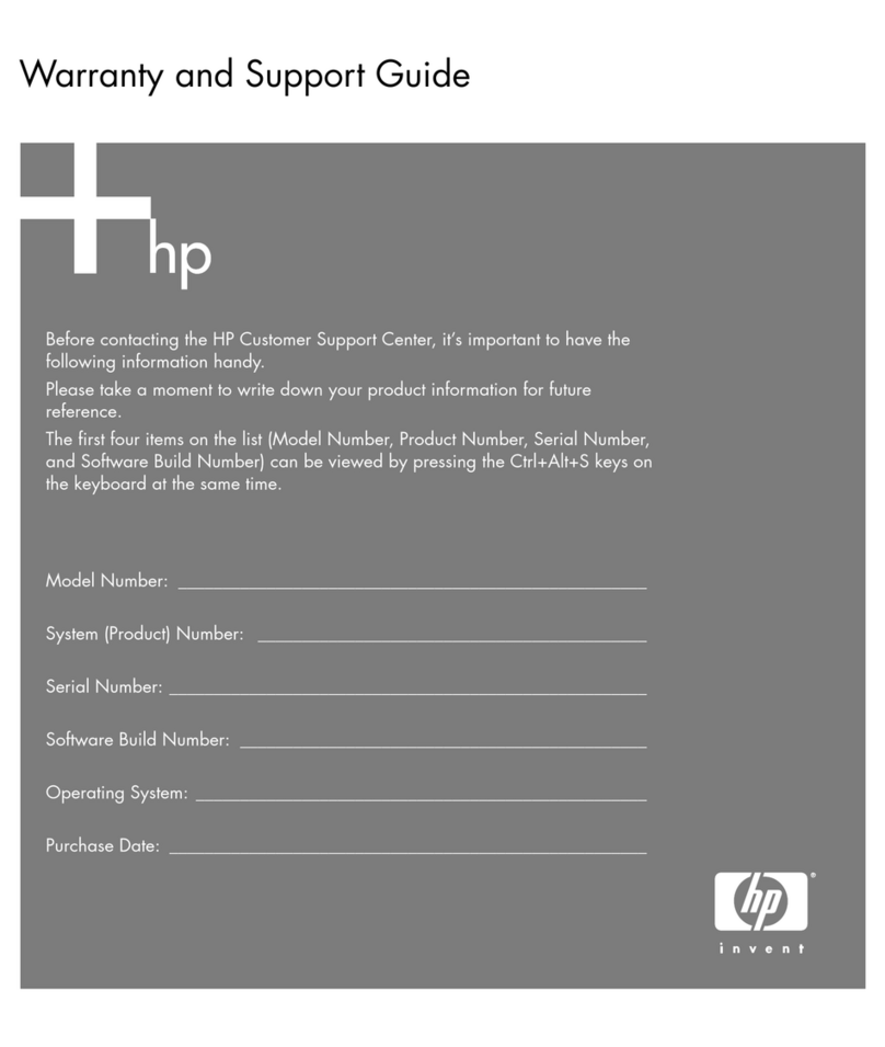 HP Pavilion w5400 - Desktop PC Installation instructions HP Pavilion w5400 - Desktop PC Installation instructions