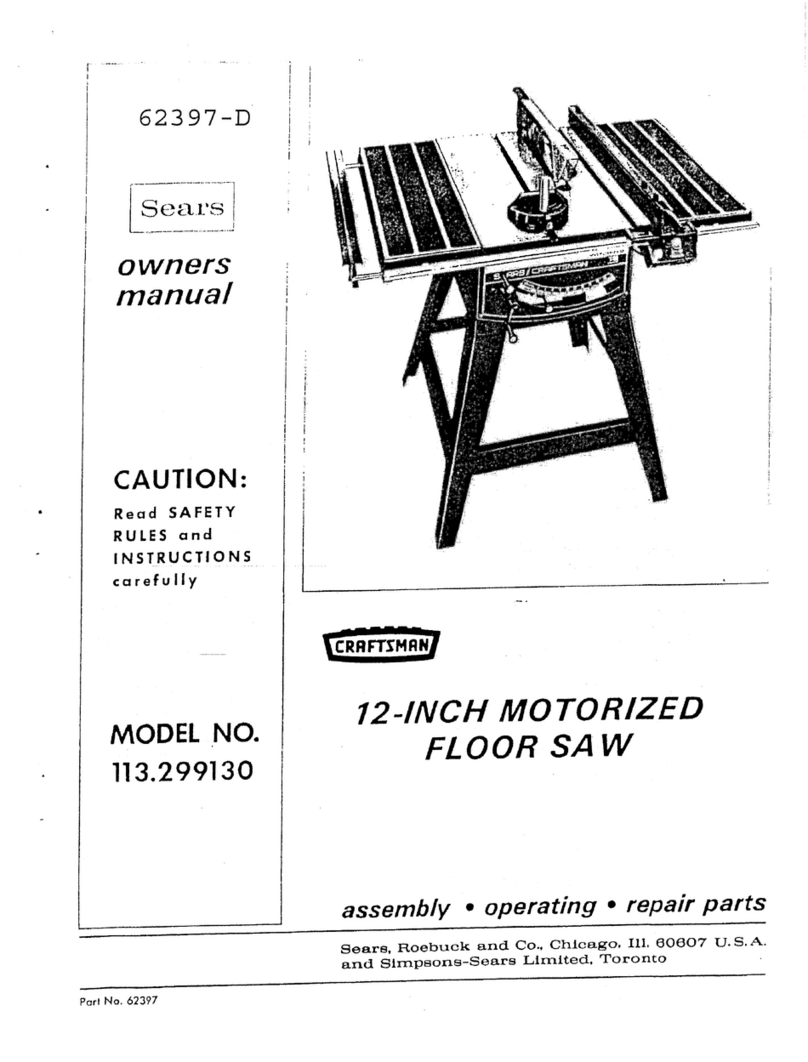 Craftsman 113 owner's manual