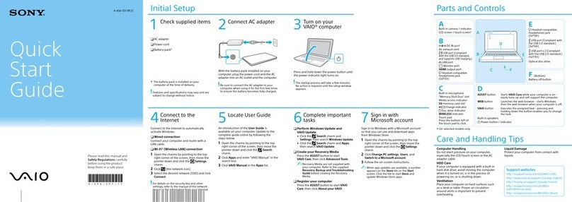 Sony SVT15112CXS User manual
