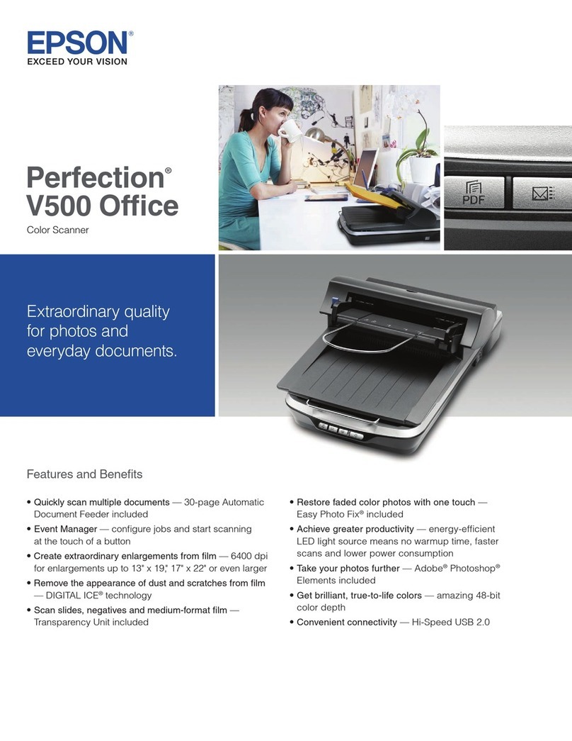 Epson B11B189071 - Perfection V500 Office Color... User manual Epson B11B189071 - Perfection V500 Office Color... User manual