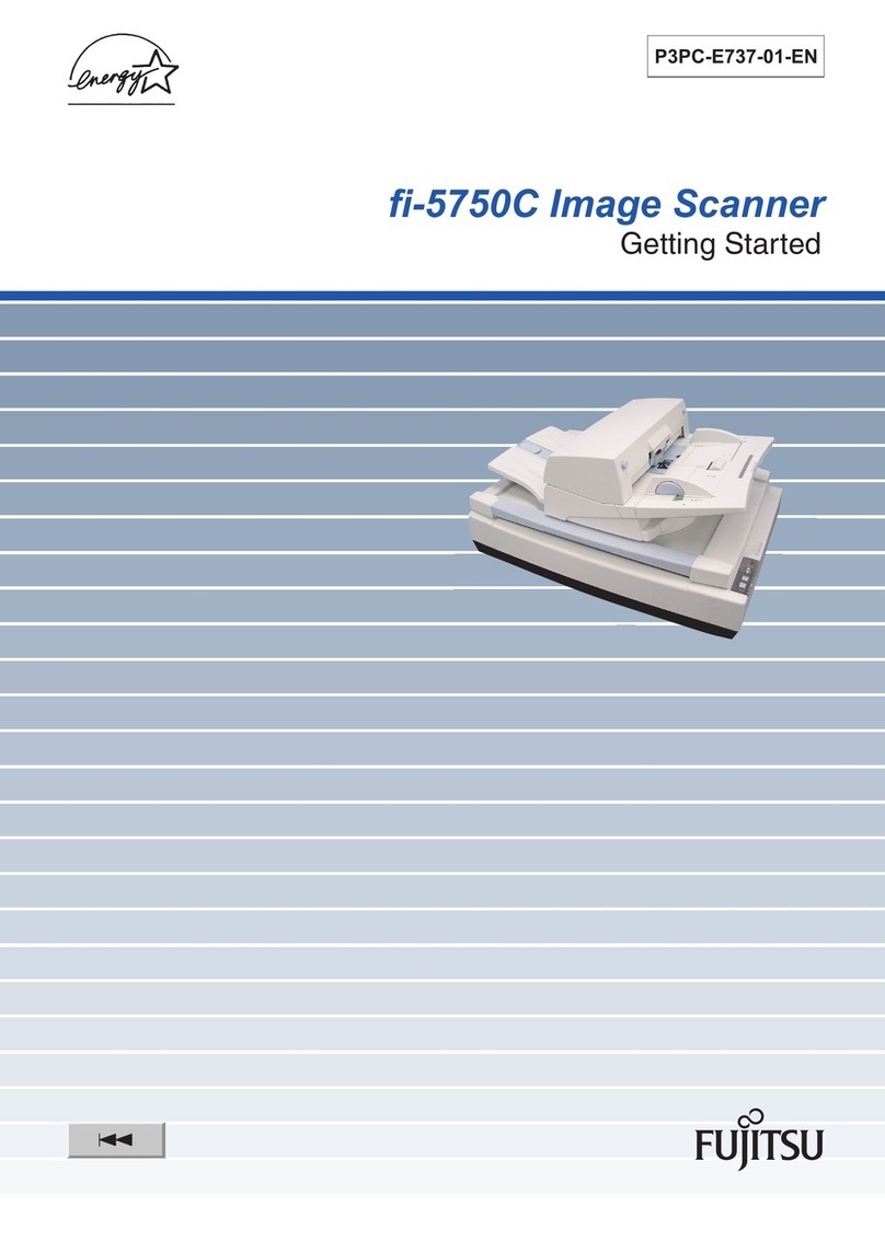 Fujitsu PA03338-B005 - FI-5750C Image Scanner Getting started guide