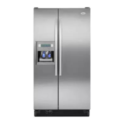 Whirlpool GD5DHAXVQ - 25 Cubic Foot 2008 Approved Sid parts manual