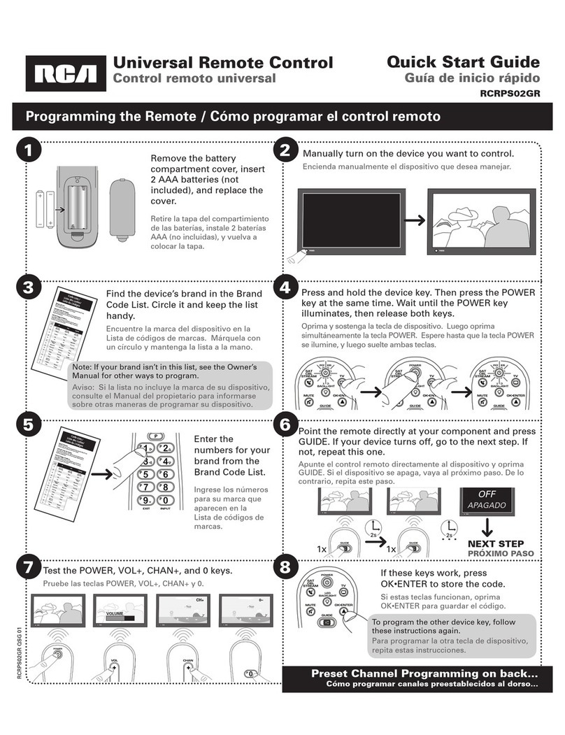 RCA RCRPS02GR User manual