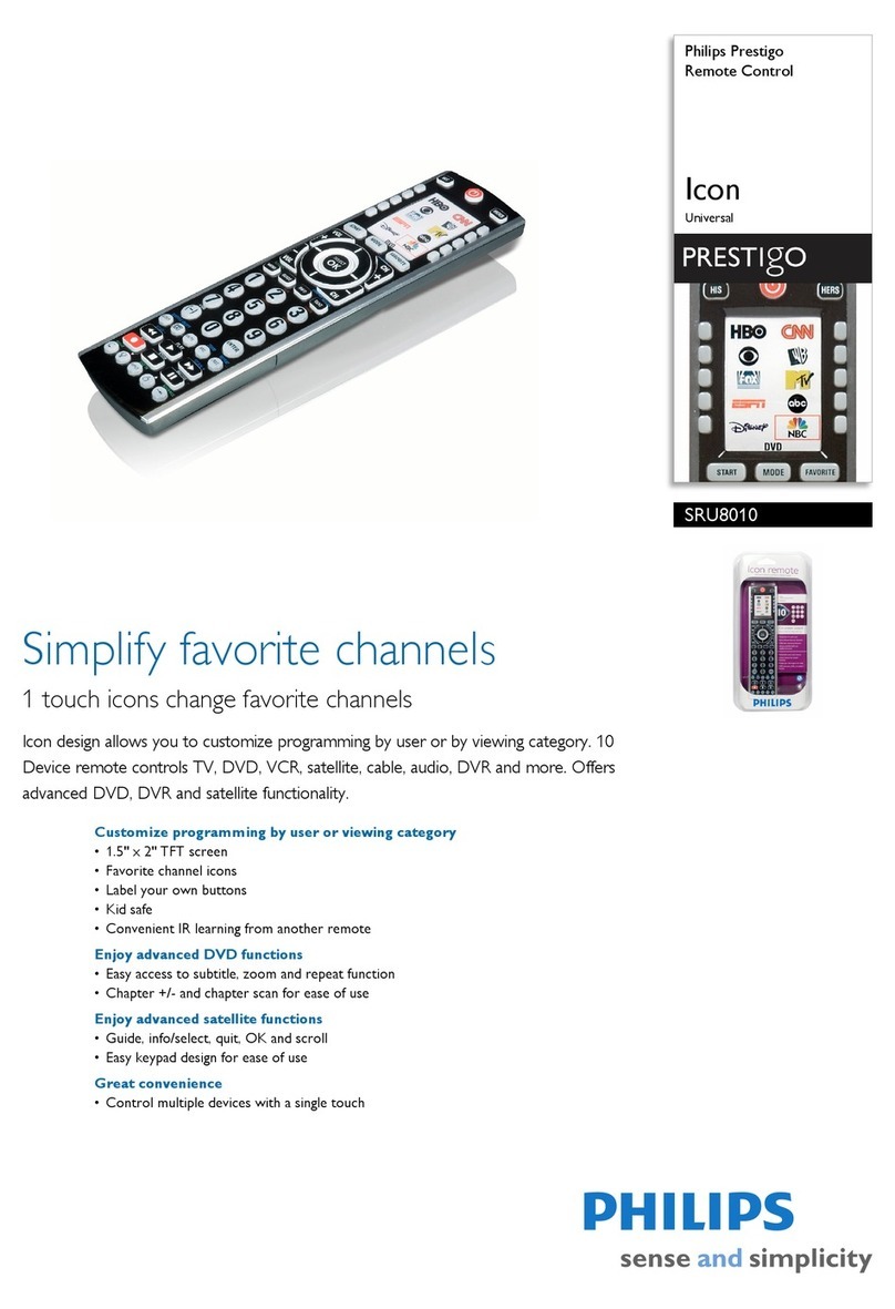 Philips SRU8010 Specifications