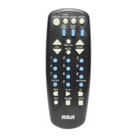 RCA RCU300 - RCU 300 Universal Remote Control Administrator guide