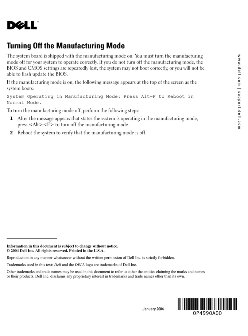 Dell PowerEdge 400SC Technical manual