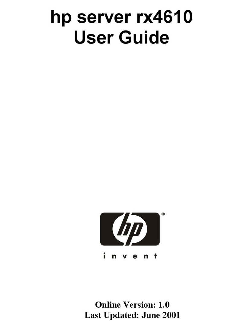 HP Integrity rx4610 User manual