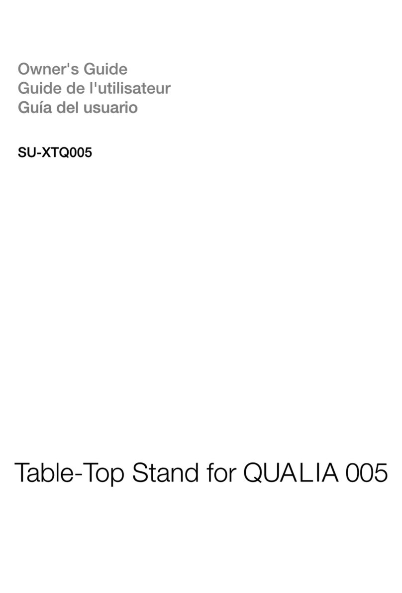 Sony SU-XTQ005 owner's guide