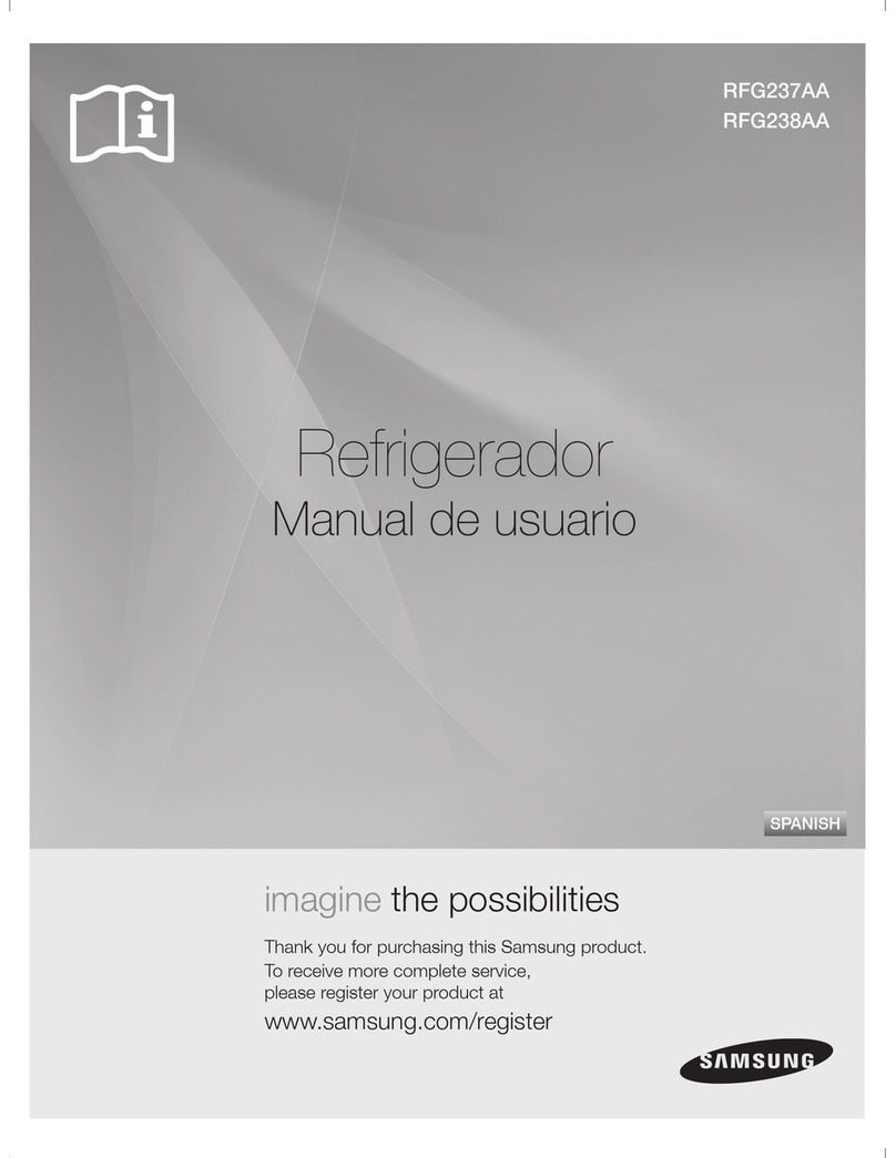 Samsung RFG237AAPN - 23 cu. ft. Refrigerator Manual de usuario