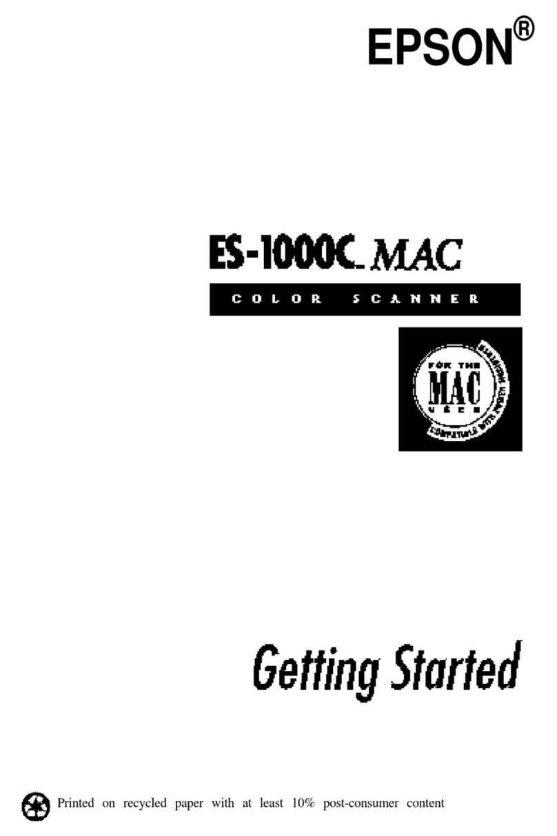 Epson ES-1000C - Business Scanning System Getting started