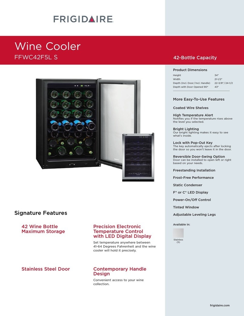 Frigidaire FFWC42F5LS User manual