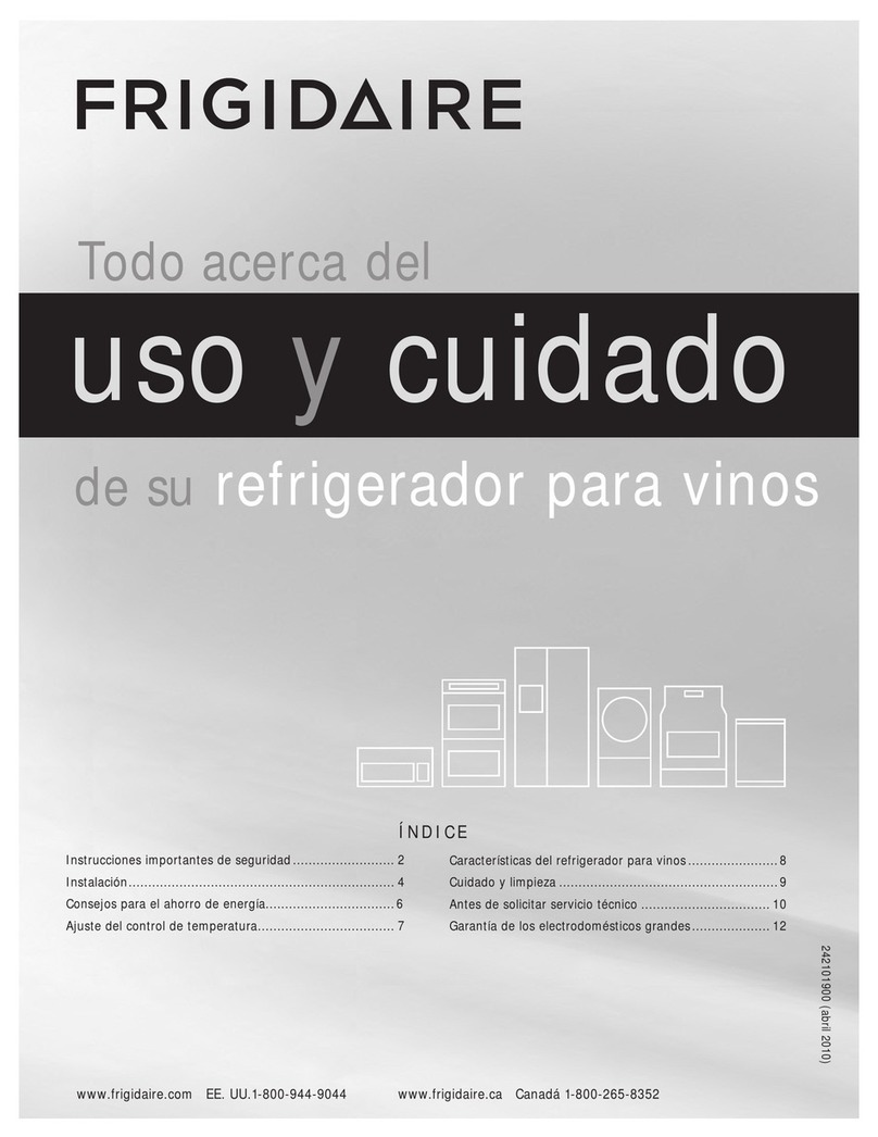 Frigidaire FFWC38F6LS User manual