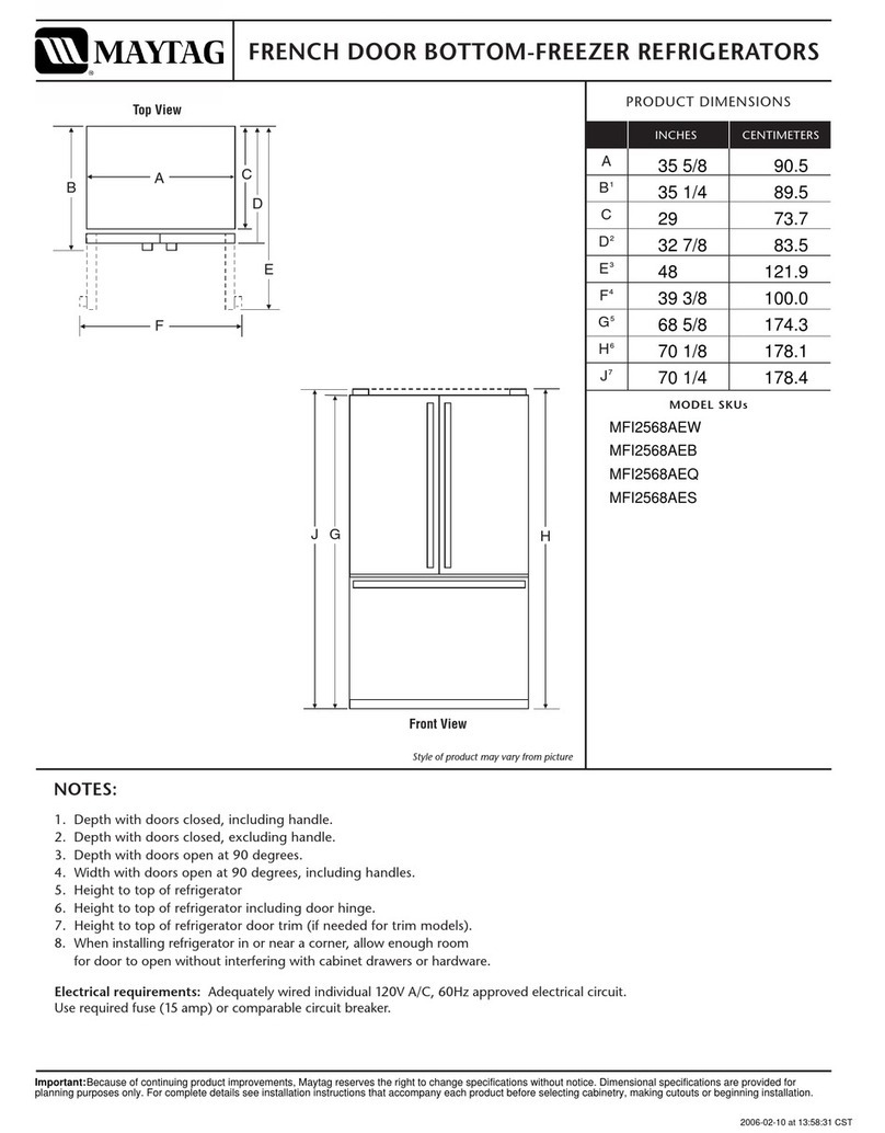 Maytag MFI2568AEW Parts list manual